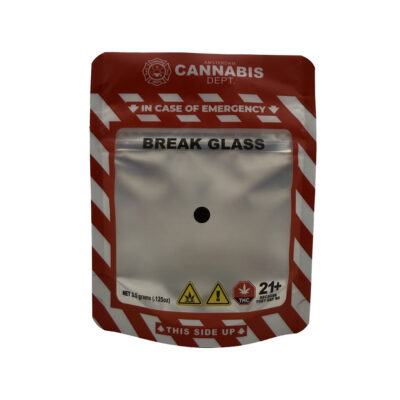 3,5g mylar CANNABIS DEPT. bag